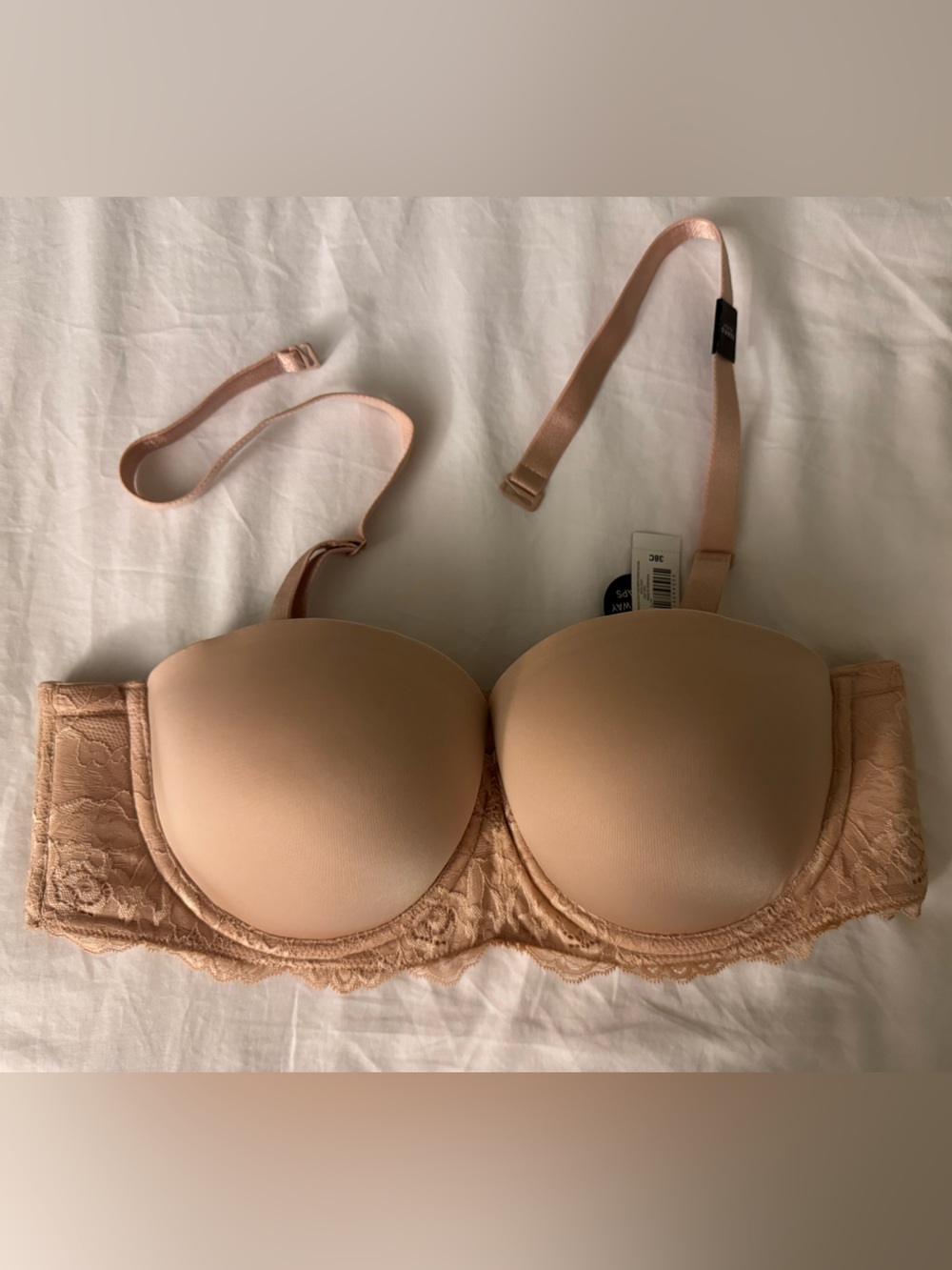 torrid Lace-Trim Nude/Beige T-Shirt Bra